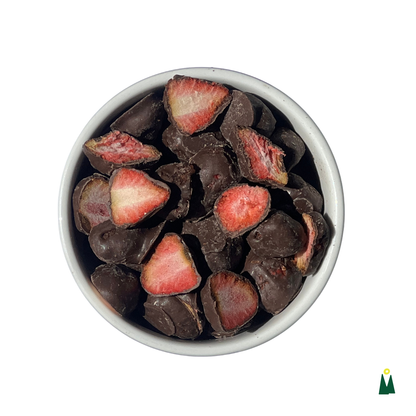 Chocolate Coated Freeze-Dried Strawberry